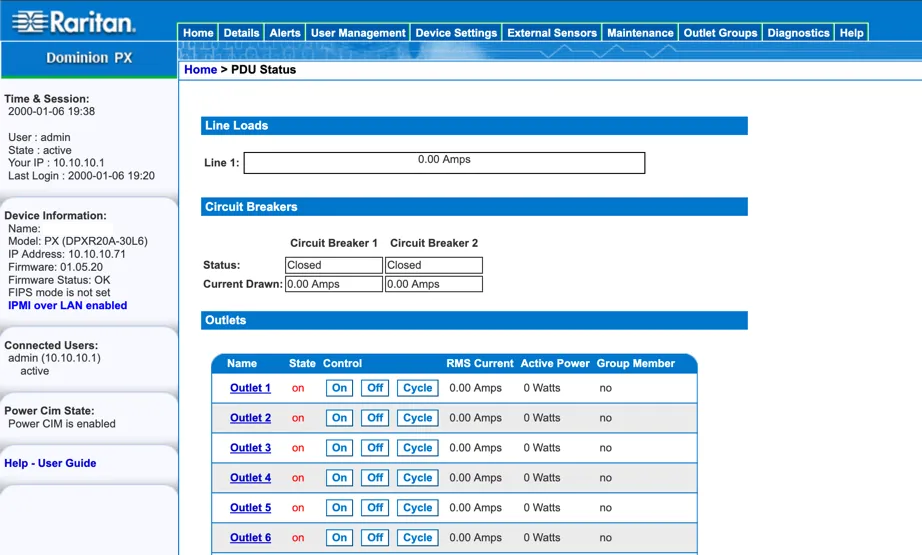 Web Management version 1.5.20